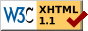 Валидация на този сайт за Кулинарни рецепти за ястия в стандарт XHTML 1.1